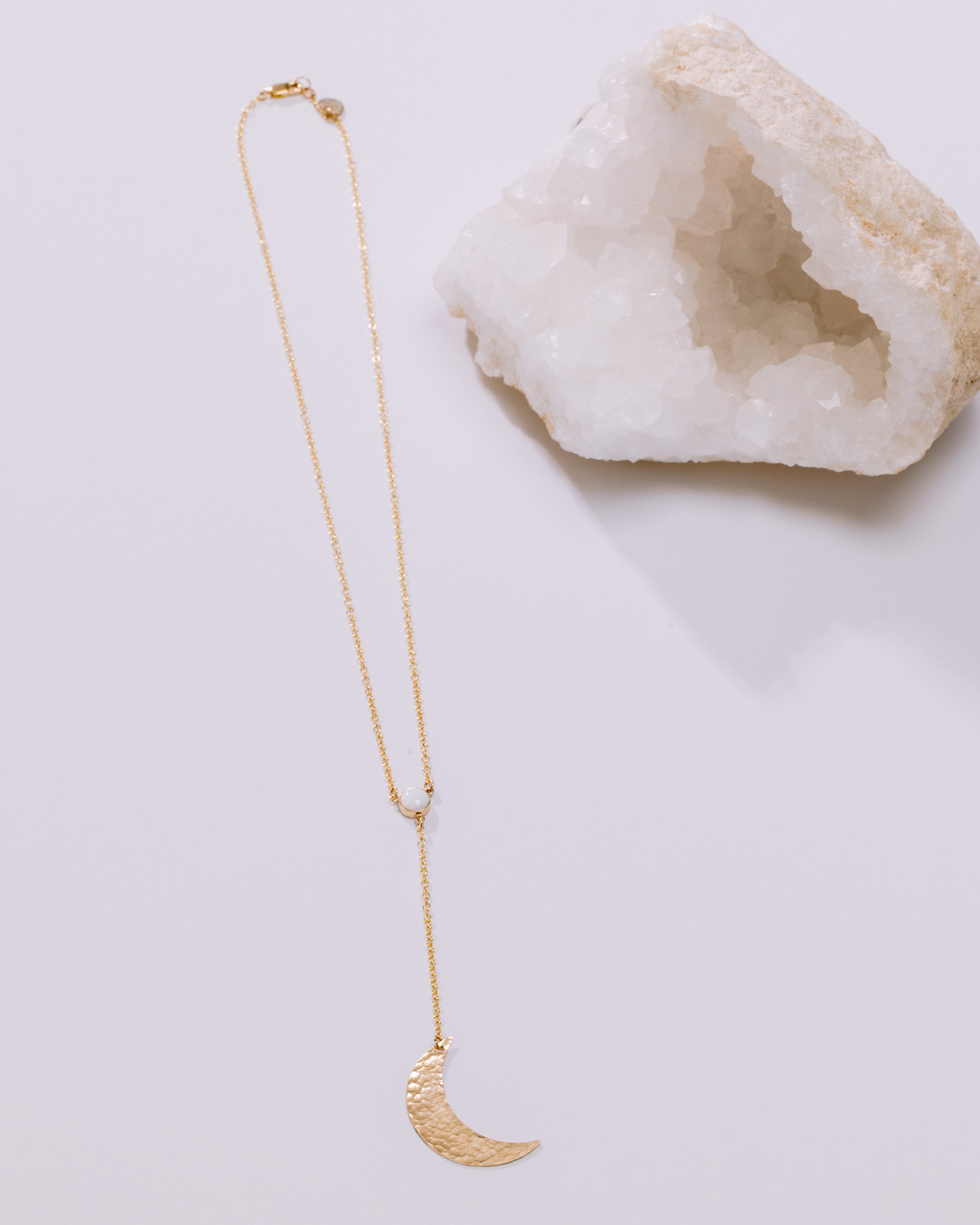 Moonstruck Lariat with Opal