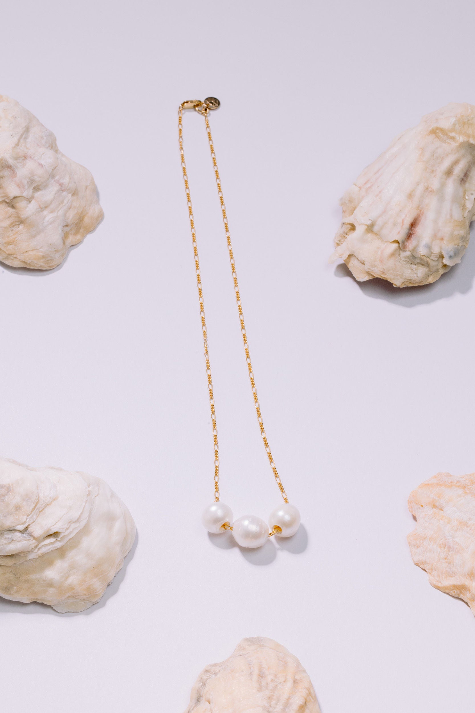 Doll Face 3 Pearl Necklace