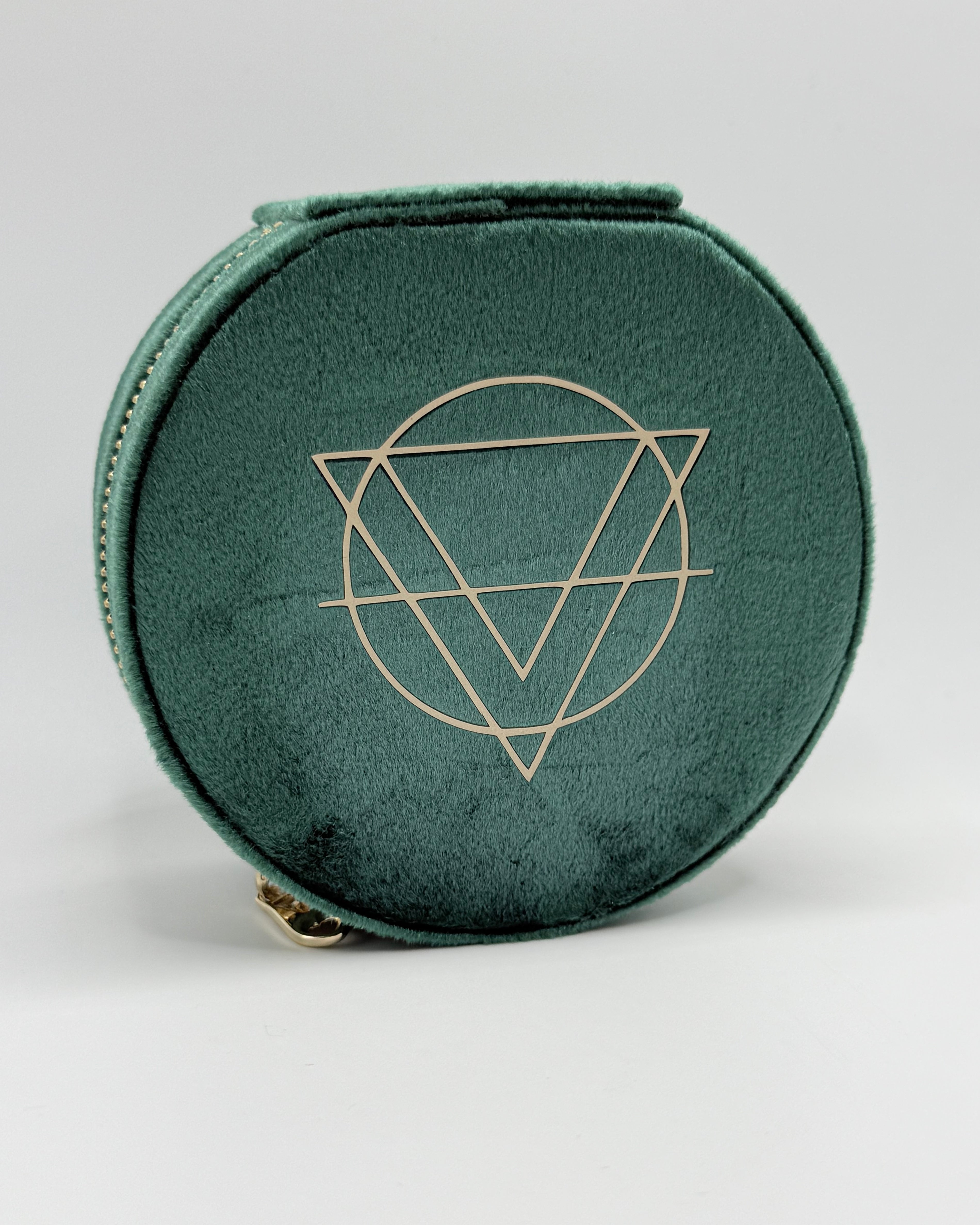 Round Velvet Jewelry Box