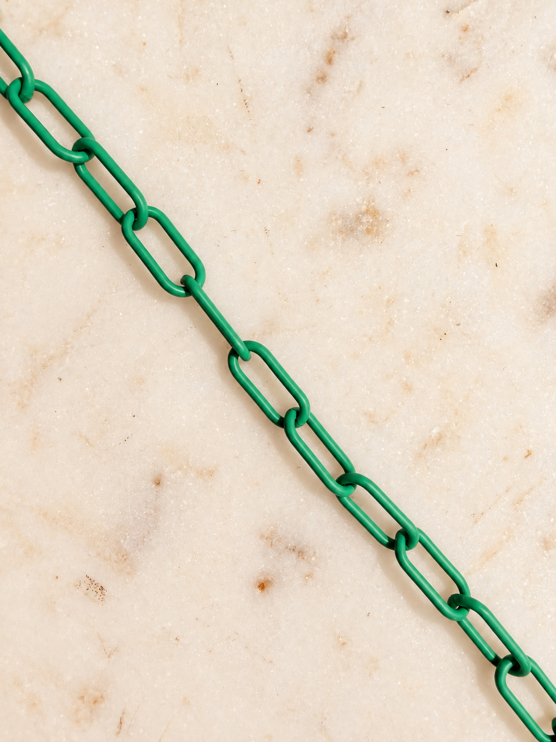 Colorful Initial Paperclip Necklace