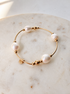 Freshwater pearl and 14k gold-filled roll-on bracelet