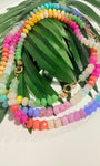 The Colorful Rainbow Stone Bead Necklace