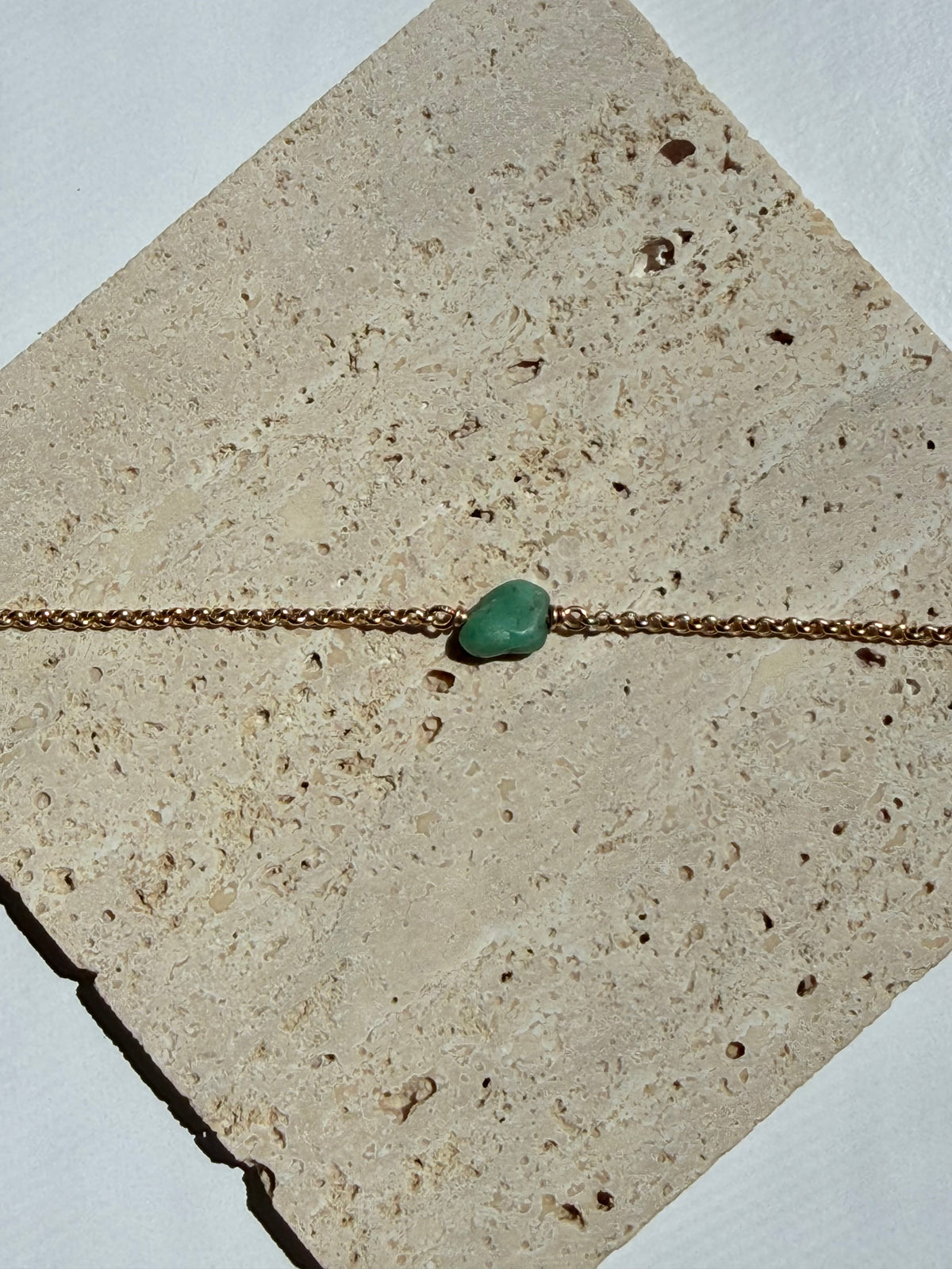 Raw Gemstone Birthstone Bracelet