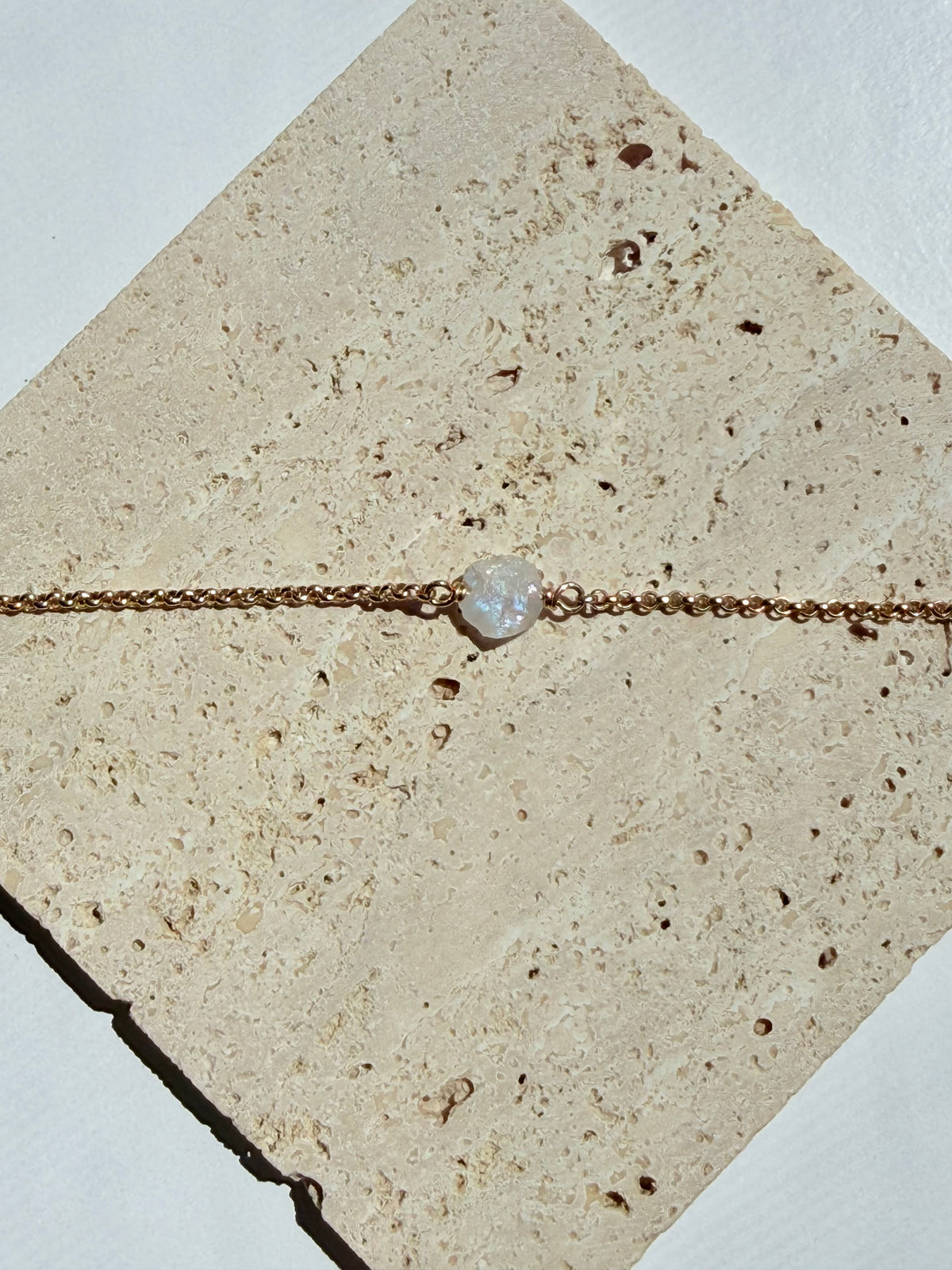 Raw Gemstone Birthstone Bracelet