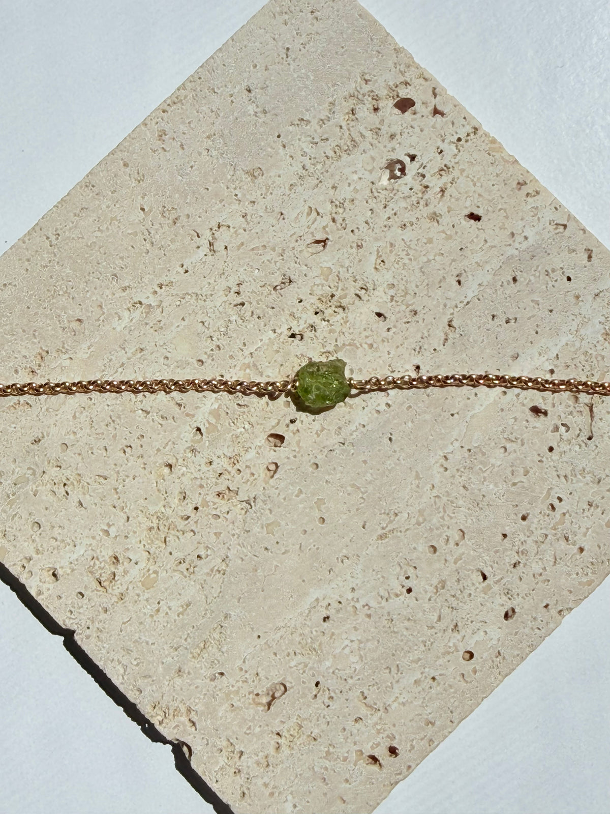 Raw Gemstone Birthstone Bracelet