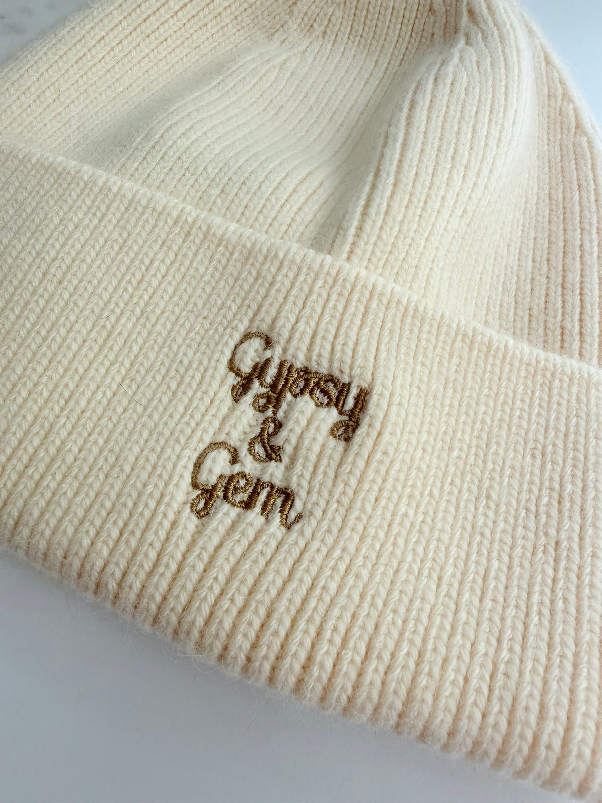 Women's Cashmere Blend Embroidered Beanie